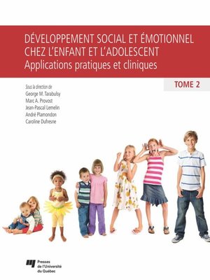 cover image of Développement social et émotionnel chez l'enfant et l'adolescent, tome 2